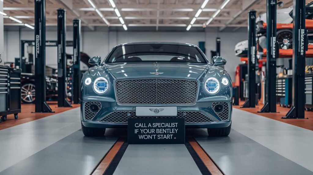 call the experts if Bentley Won’t Start